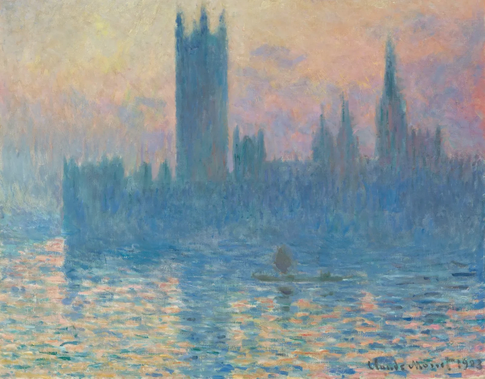The Houses of Parliament, Sunset, Claude Monet