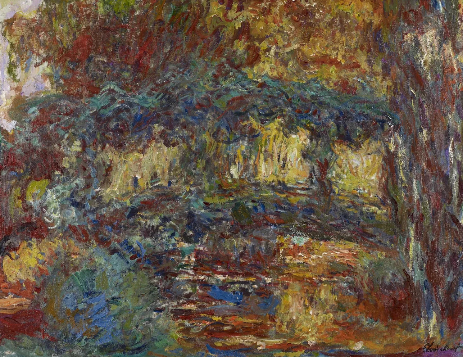 The Japanese Bridge, Claude Monet
