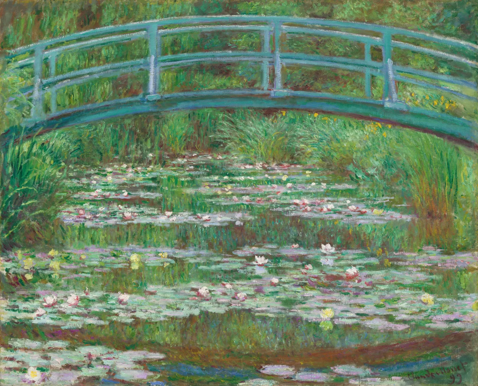 The Japanese Footbridge, Claude Monet