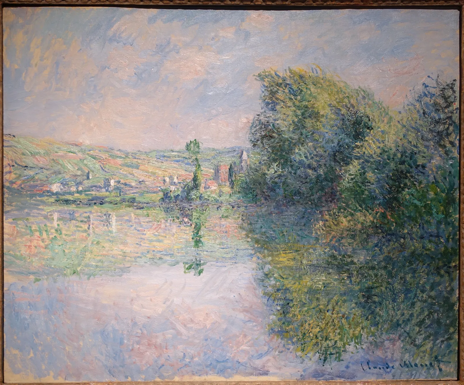 The Seine at Vétheuil, Claude Monet