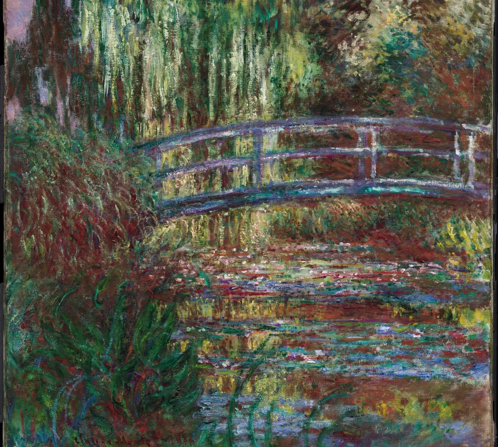 The Water Lily Pond, Claude Monet