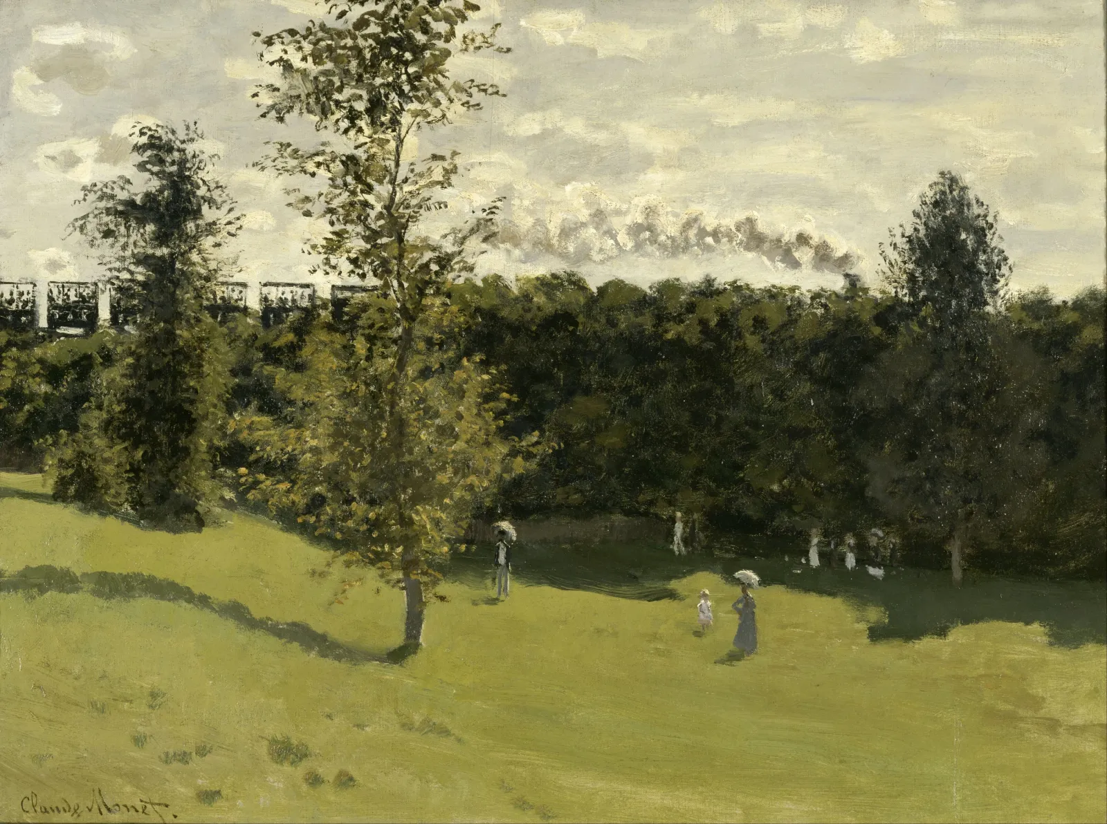 Train dans la campagne, Claude Monet