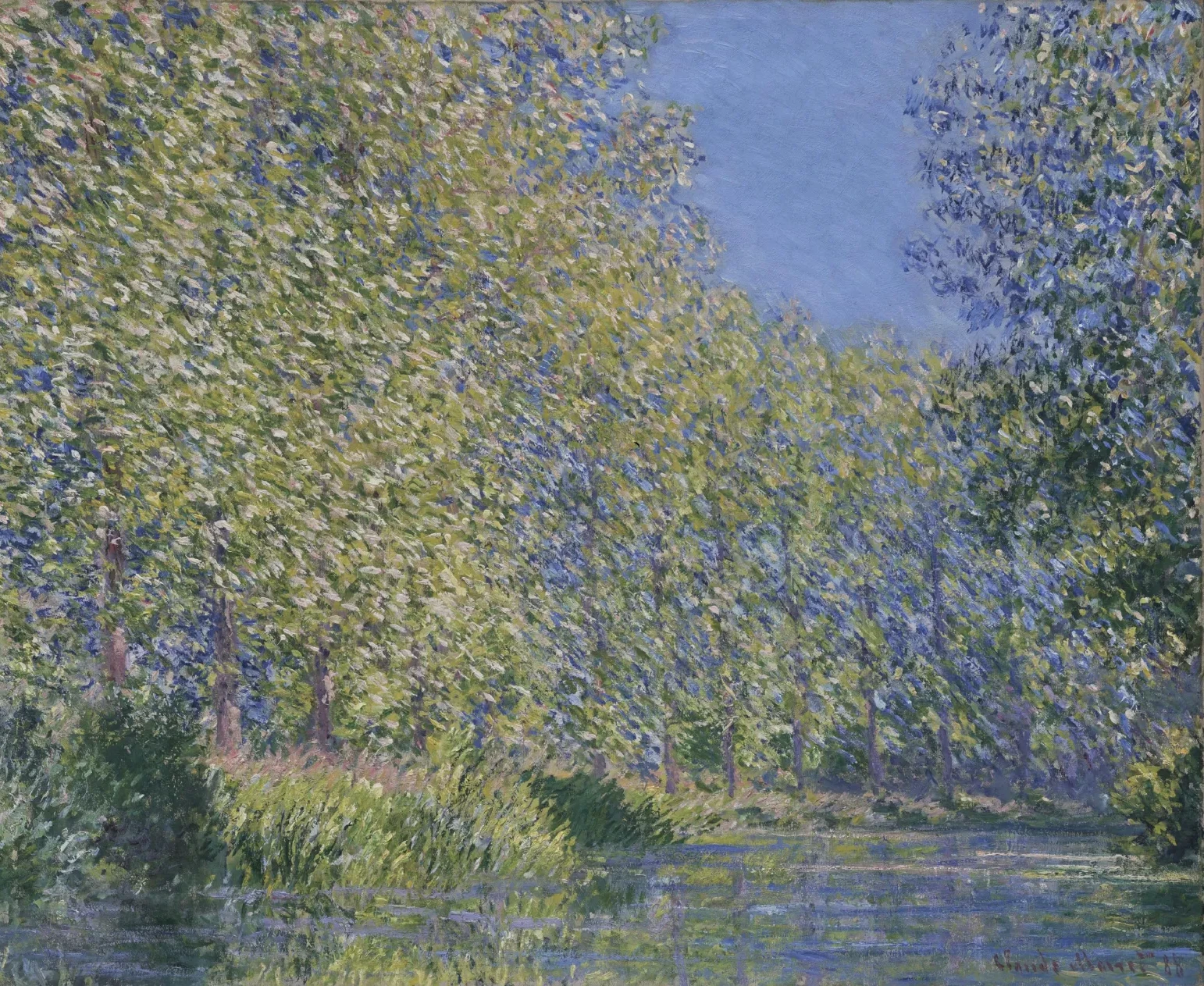 Un tournant de l'Epte près de Giverny, Claude Monet