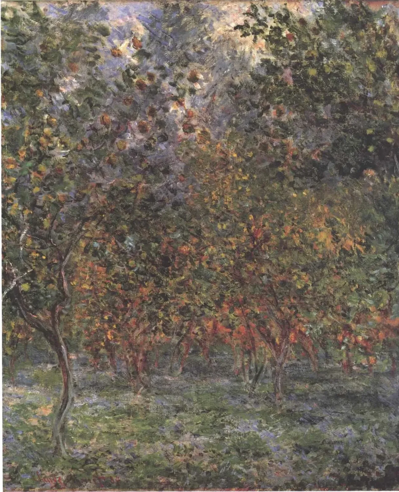Under the lemon trees, Claude Monet