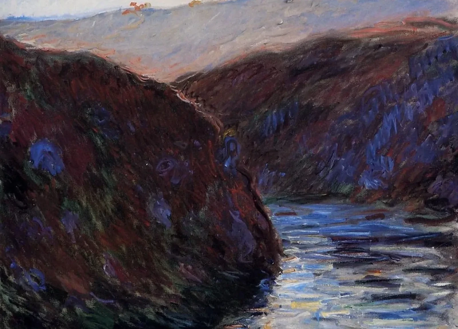 Vallée de la Creuse, effet du soir, Claude Monet