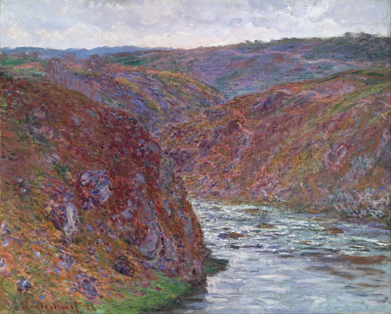 Valley of the Creuse (Gray Day), Claude Monet