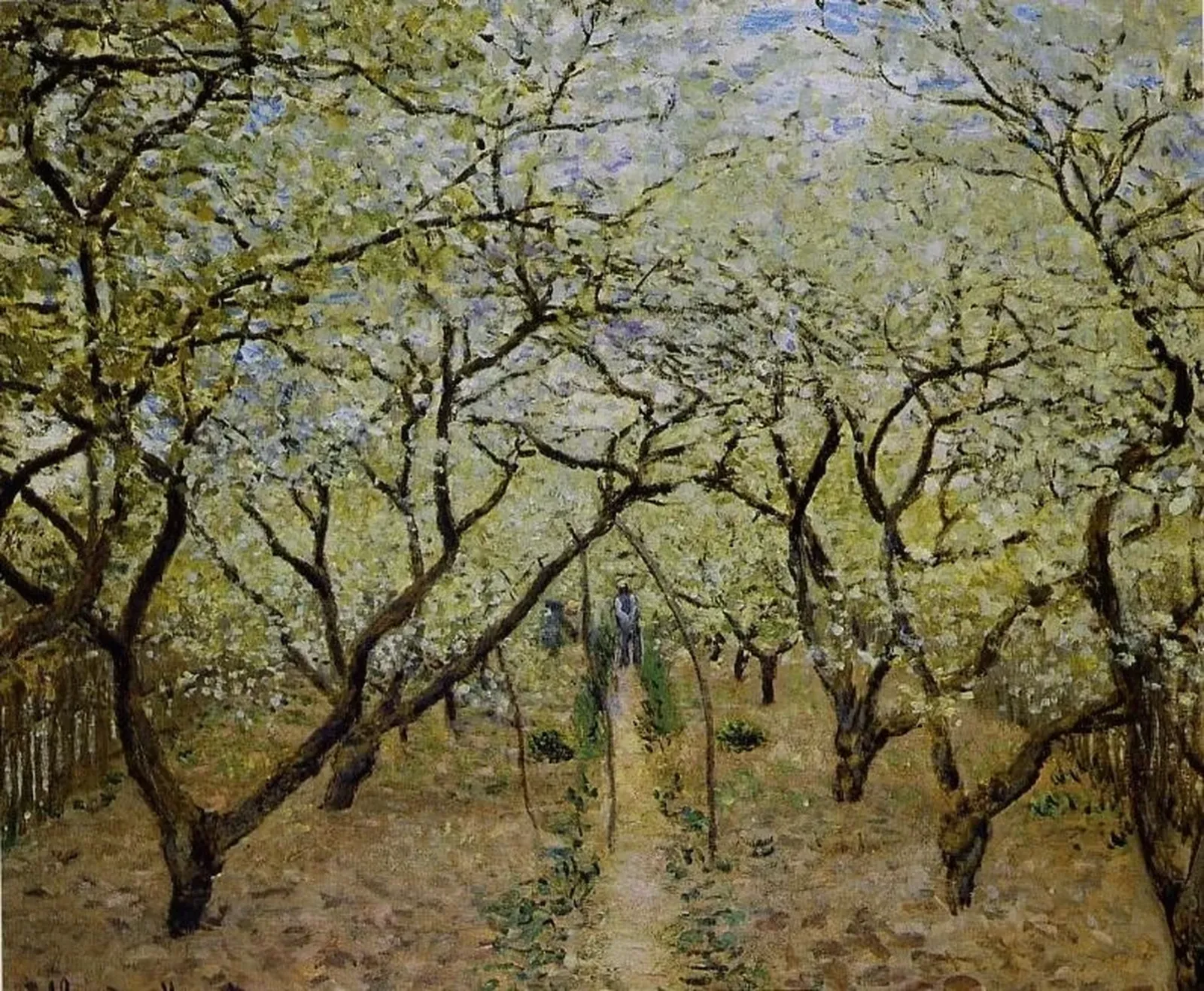 Verger en fleurs, Claude Monet