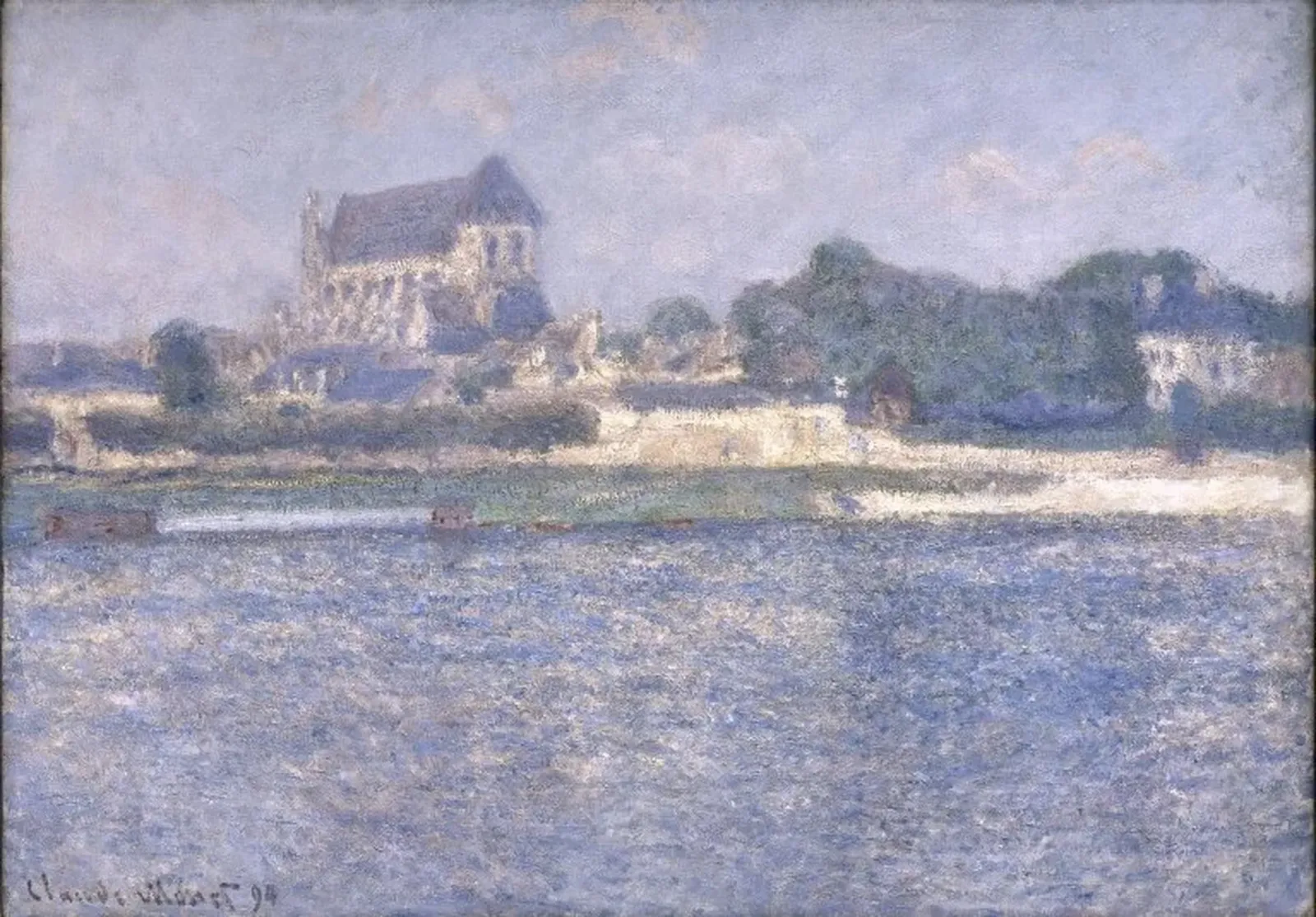 Vernon, soleil, Claude Monet