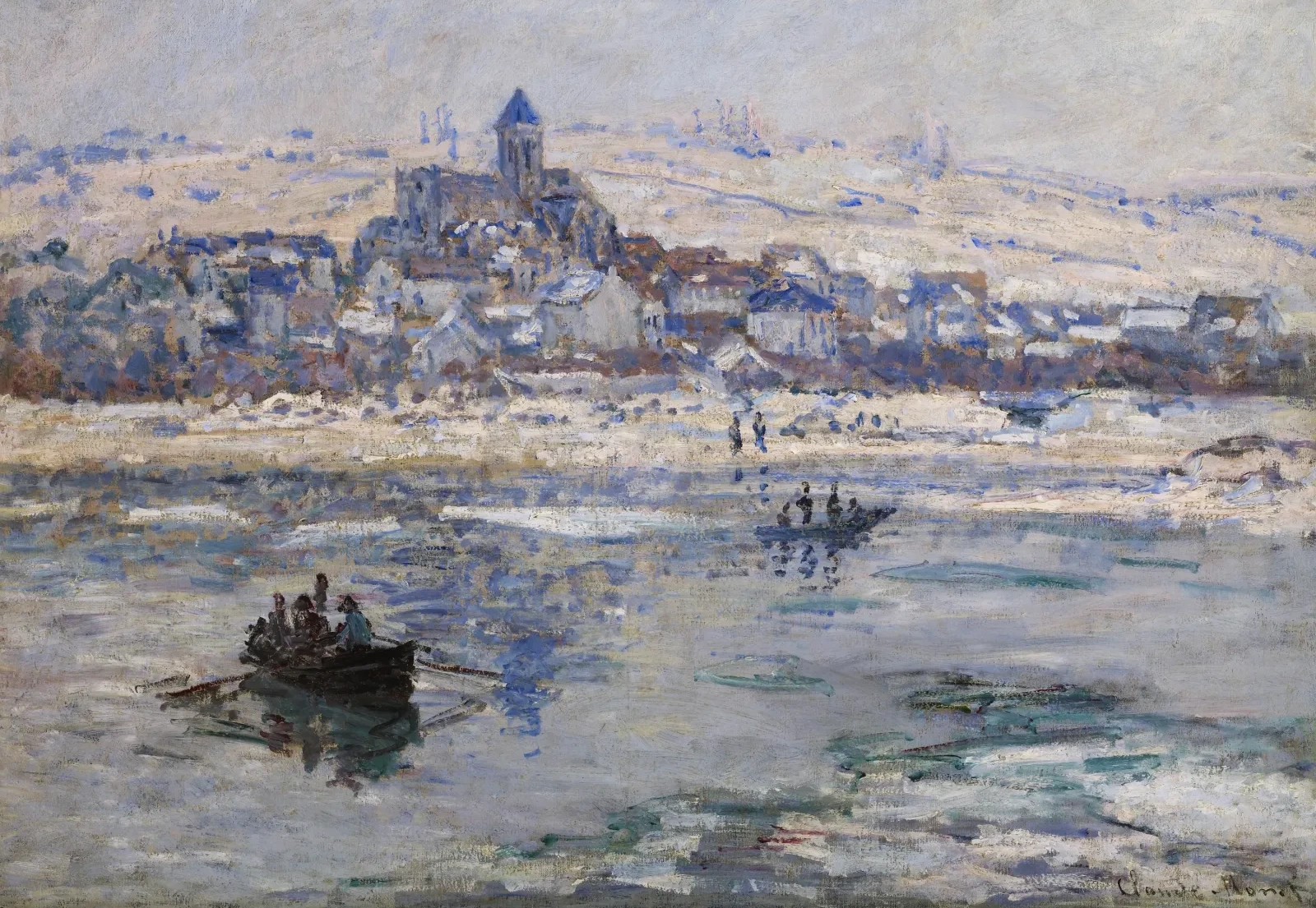 Vétheuil en hiver, Claude Monet