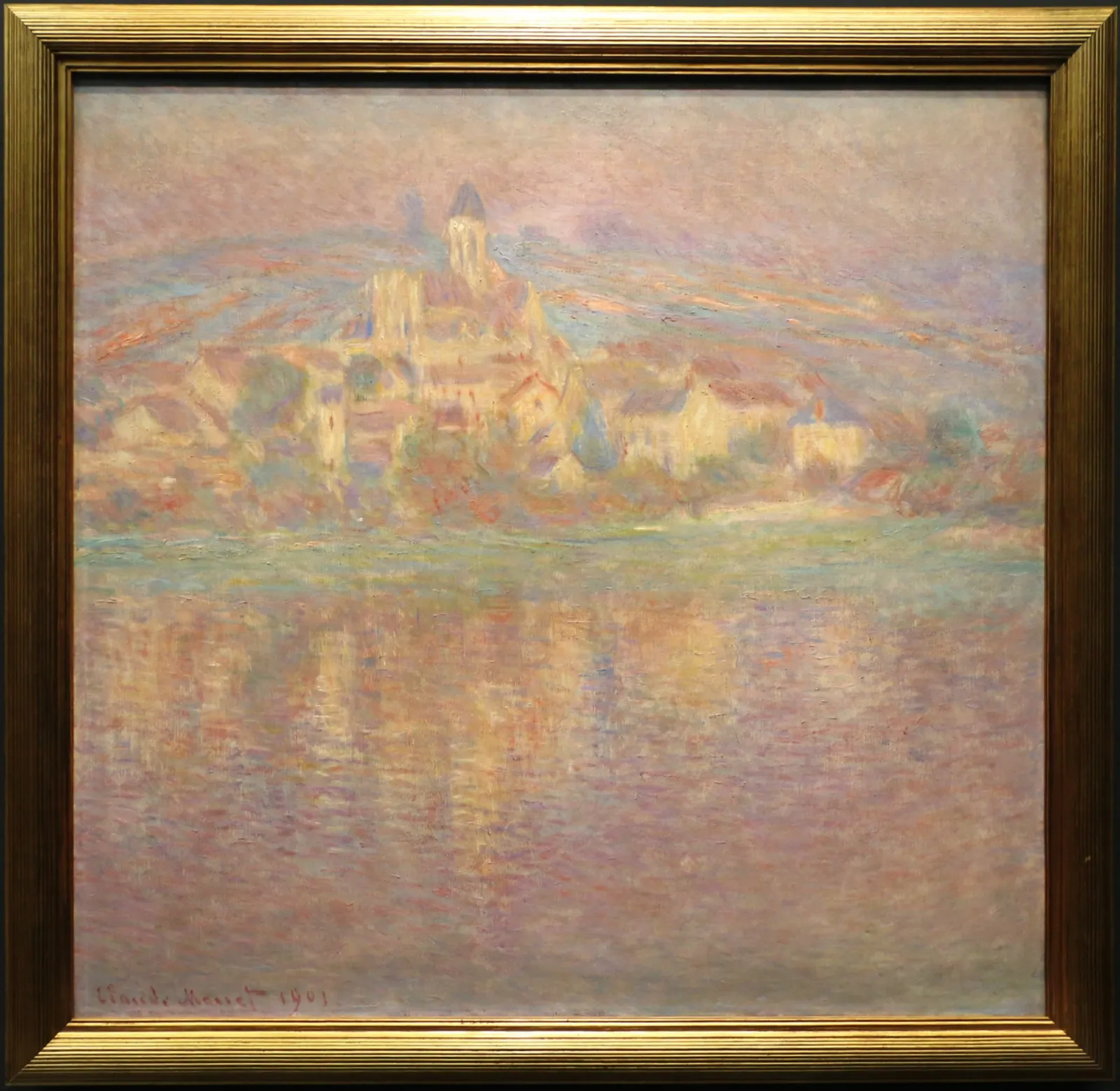 Vétheuil, soleil couchant, Claude Monet