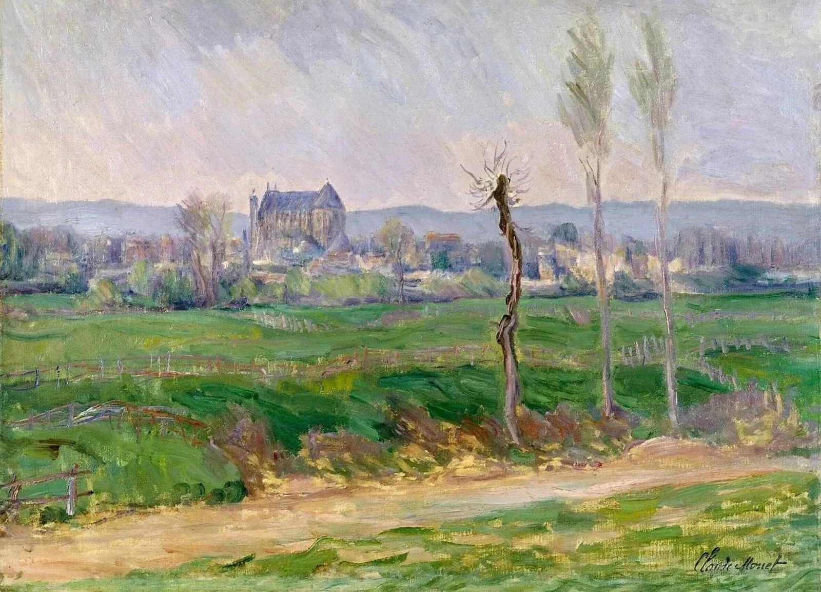 View of Vernon, Claude Monet