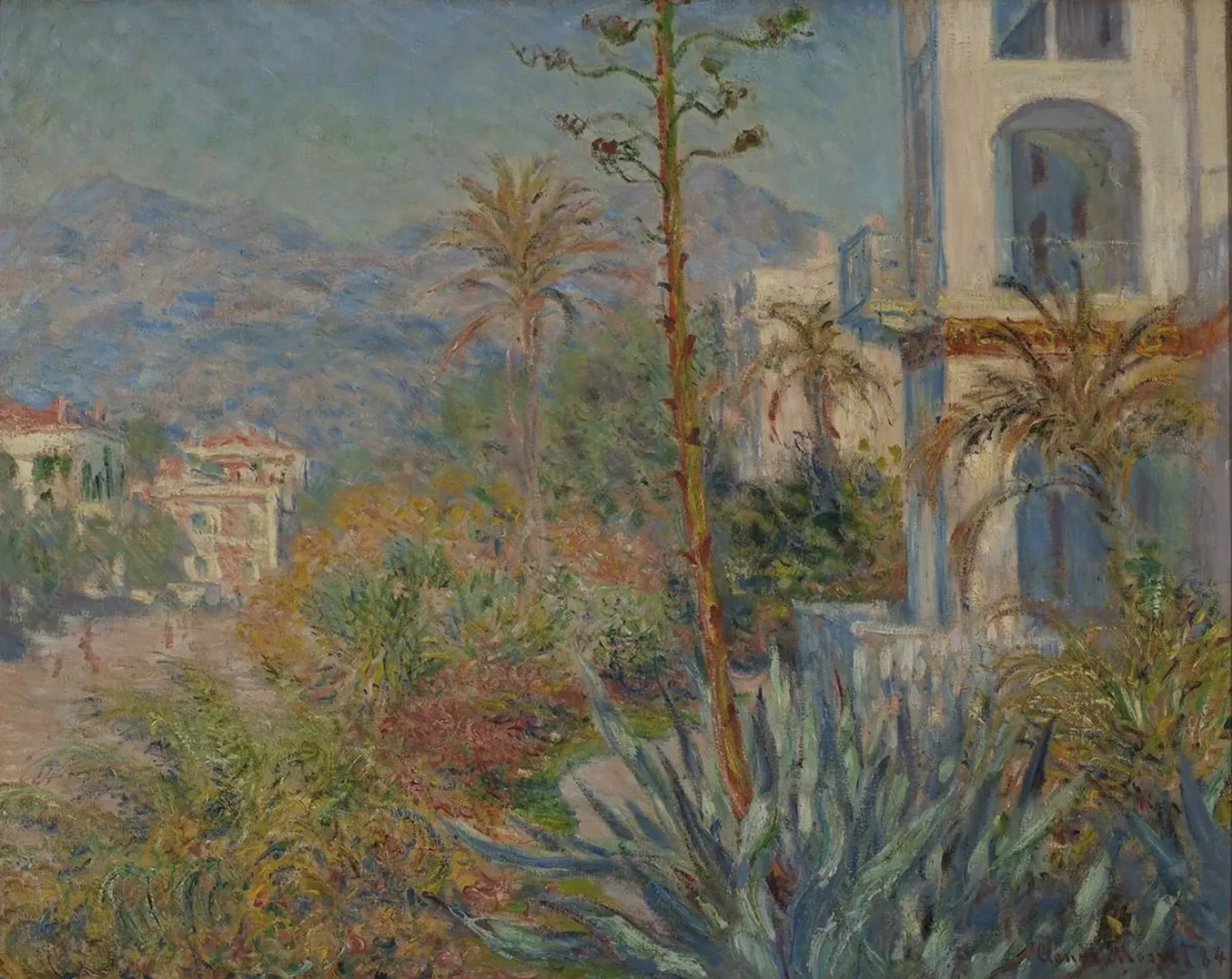 Villas in Bordighera, Claude Monet