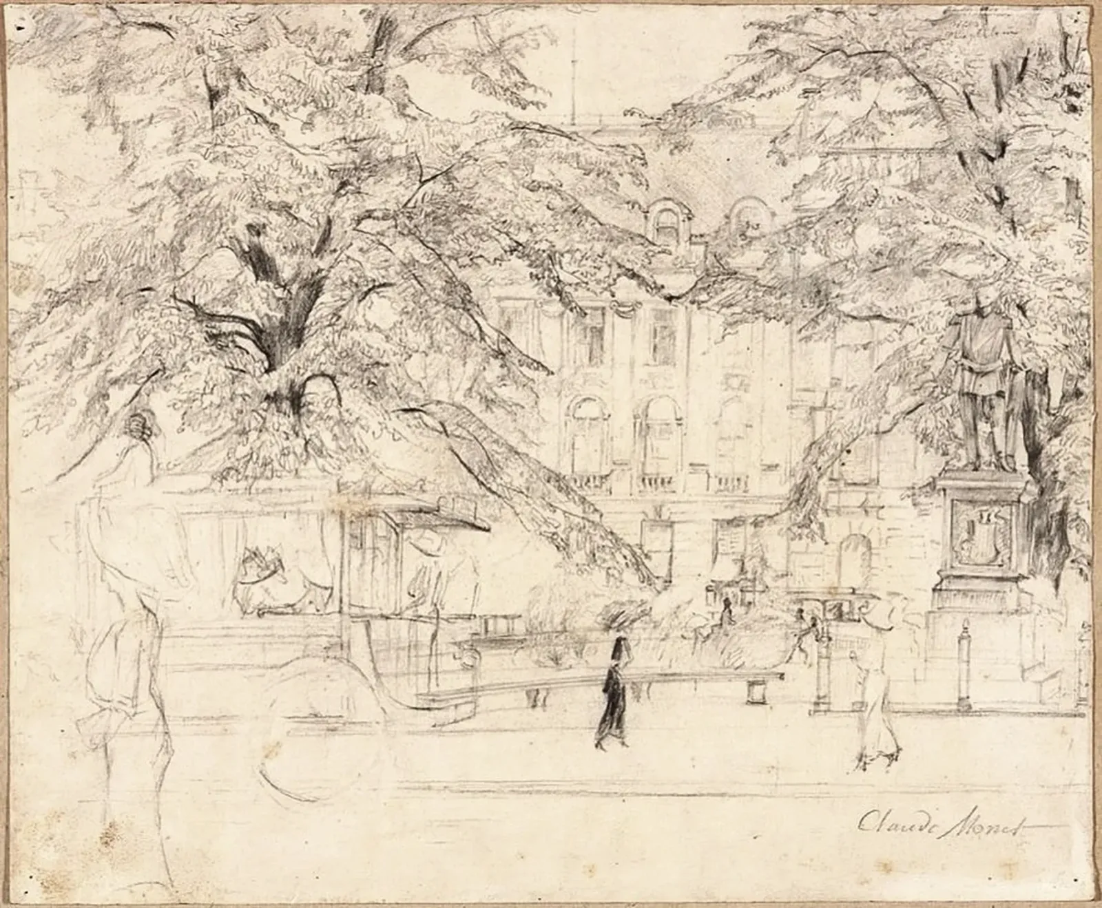 Vintimille Square (Montmartre), Claude Monet