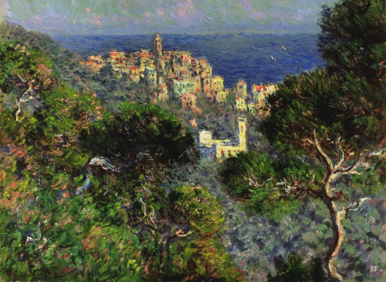 Vue de Bordighera, Claude Monet