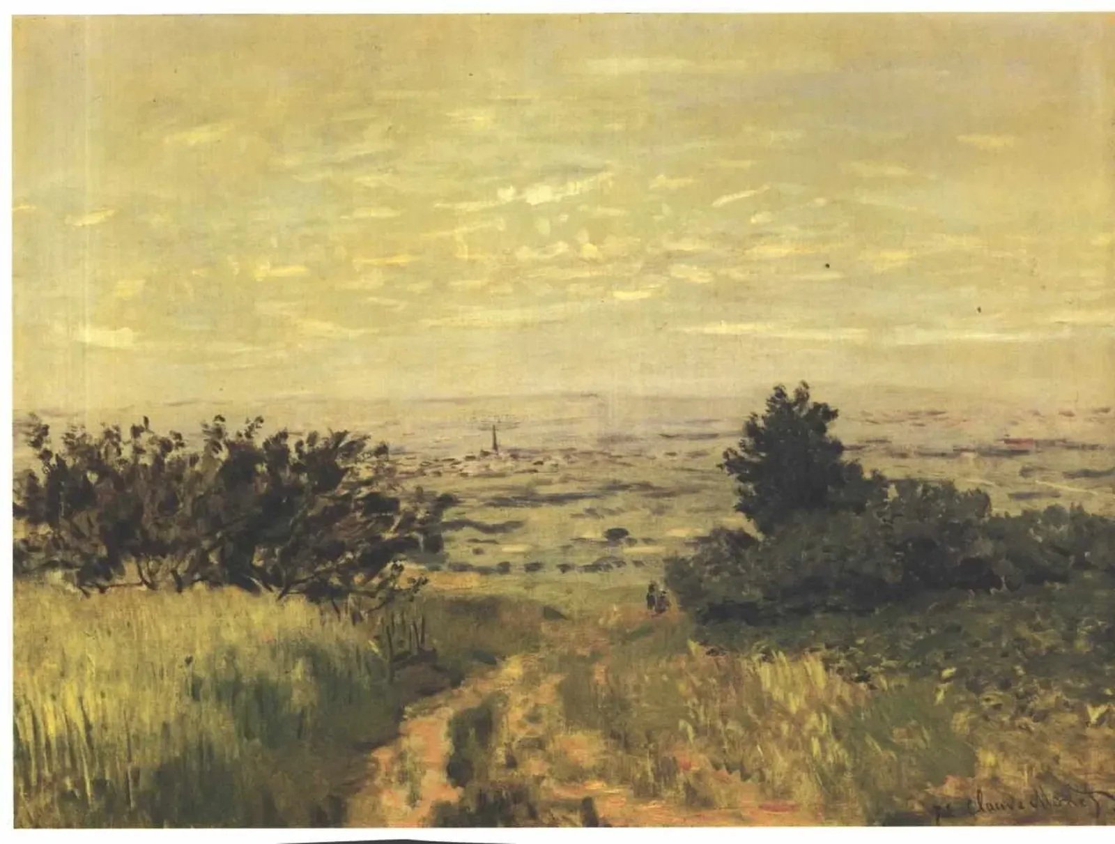 Vue de plaine à Argenteuil, coteaux de Sannois, Claude Monet