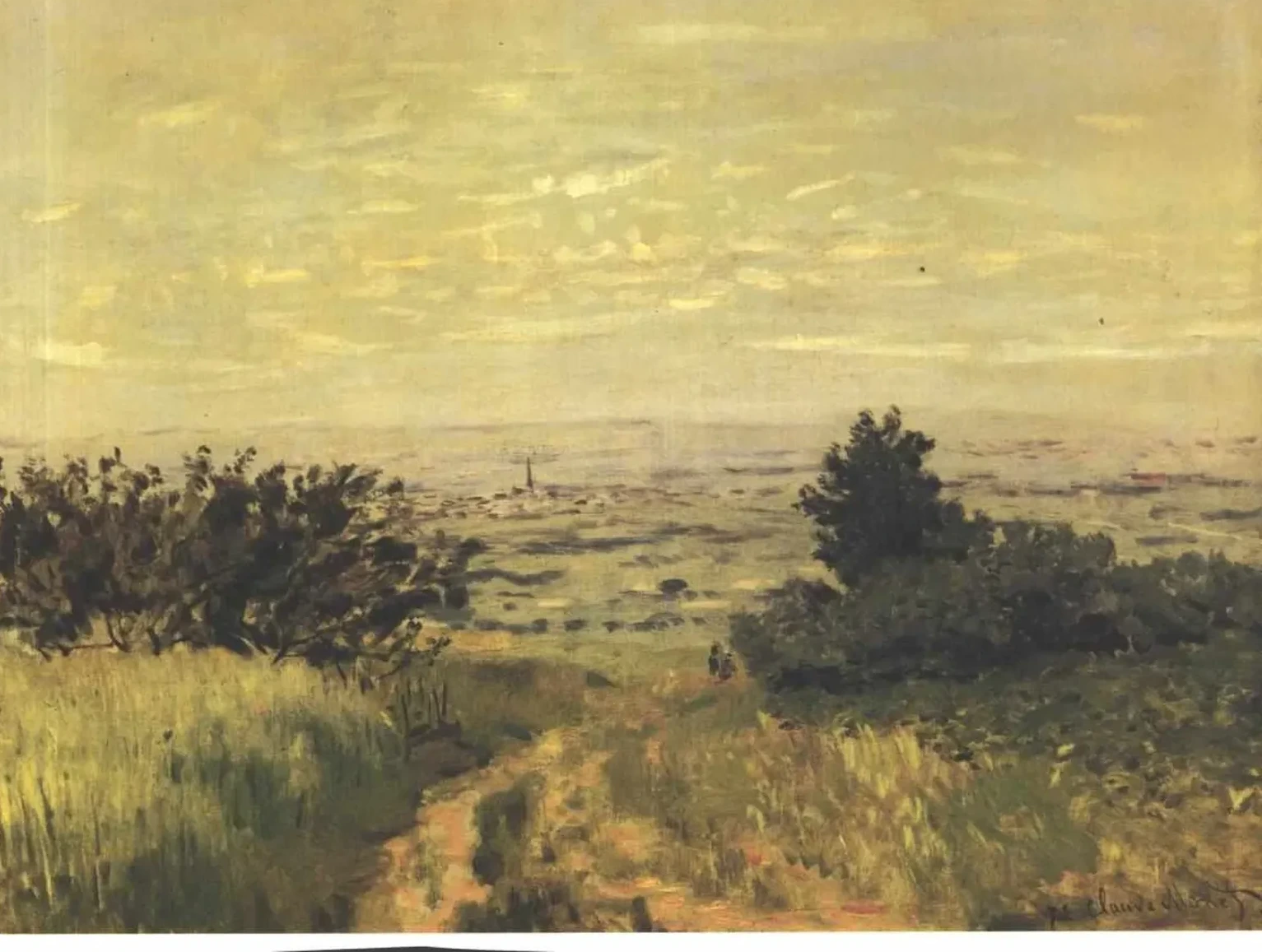 Vue de plaine à Argenteuil, coteaux de Sannois, Claude Monet