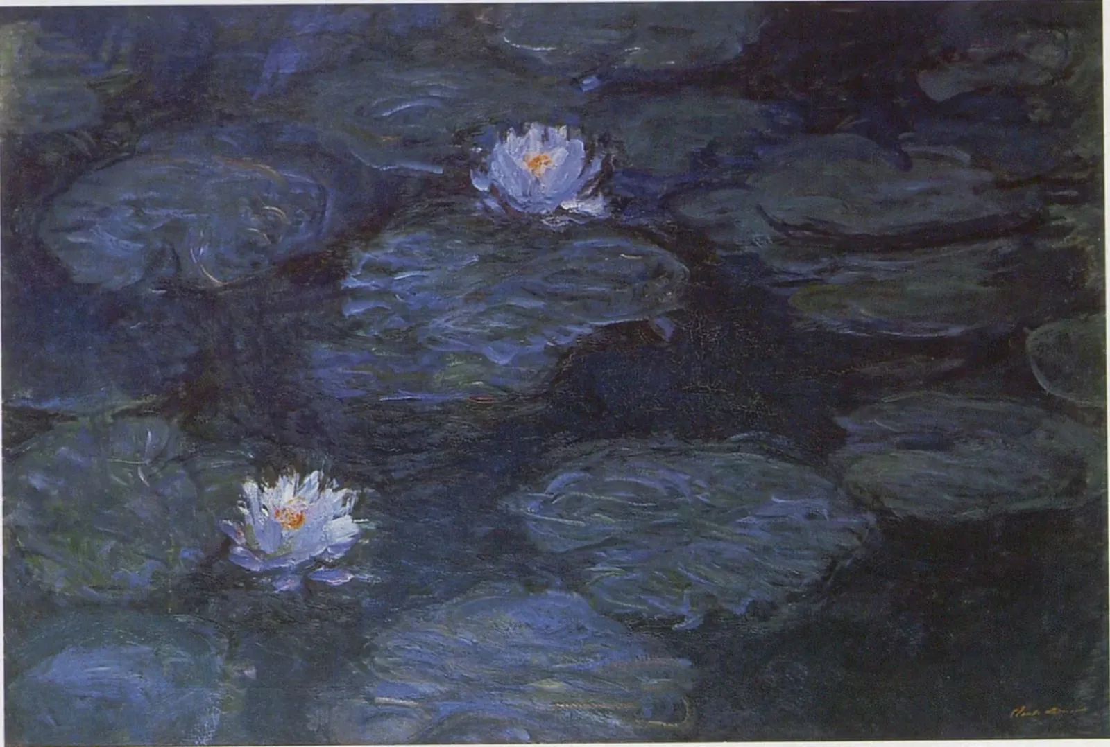 Water lilies, Claude Monet