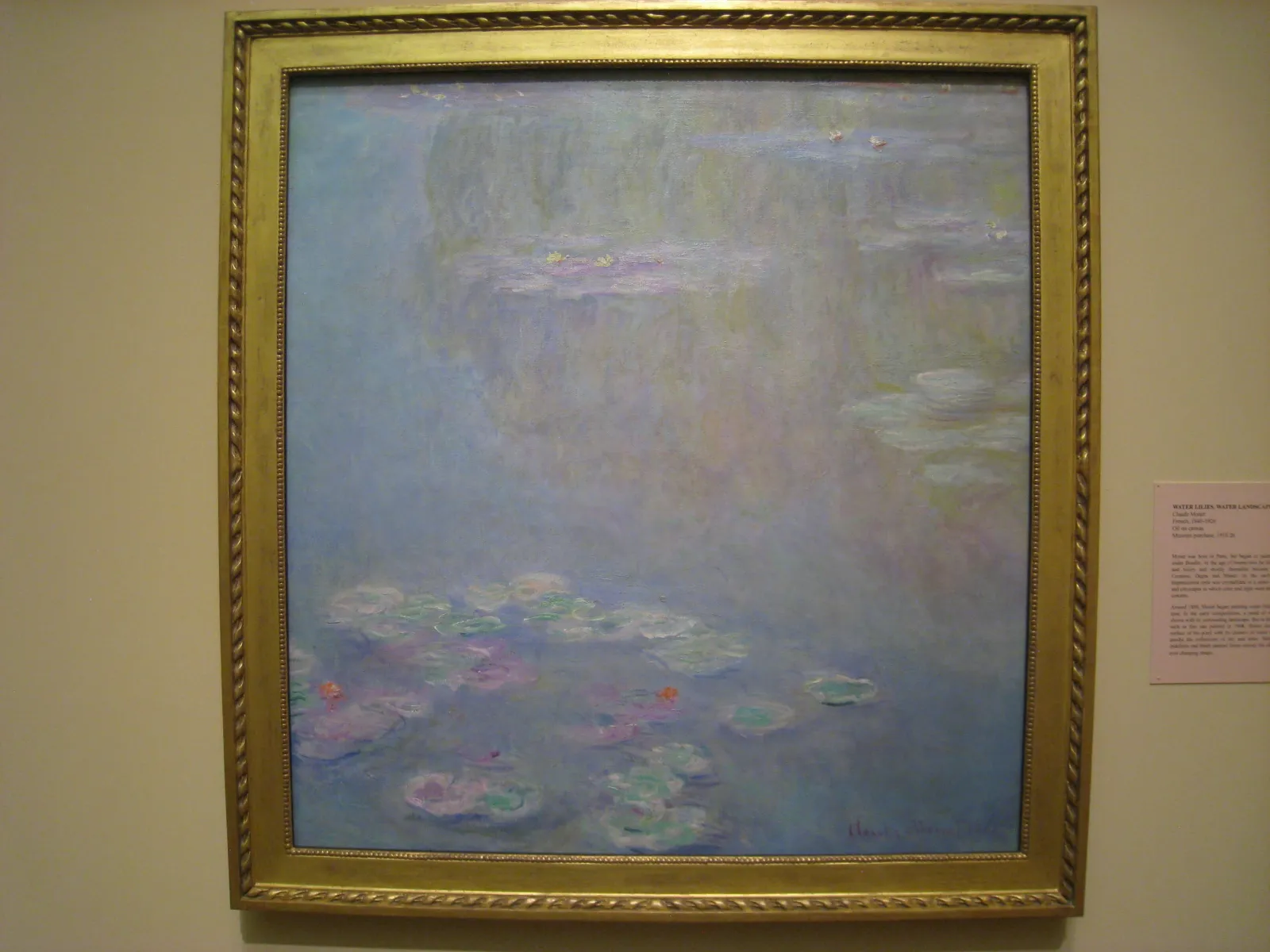 Water Lilies, Water Landscape, Claude Monet