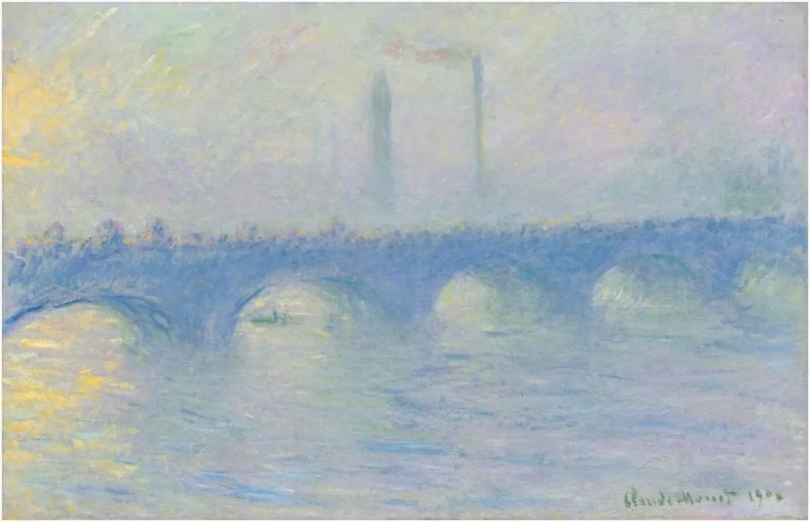 Waterloo Bridge, effet de brume, Claude Monet
