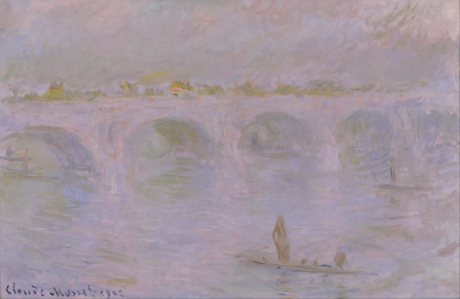 Waterloo Bridge in London, Claude Monet
