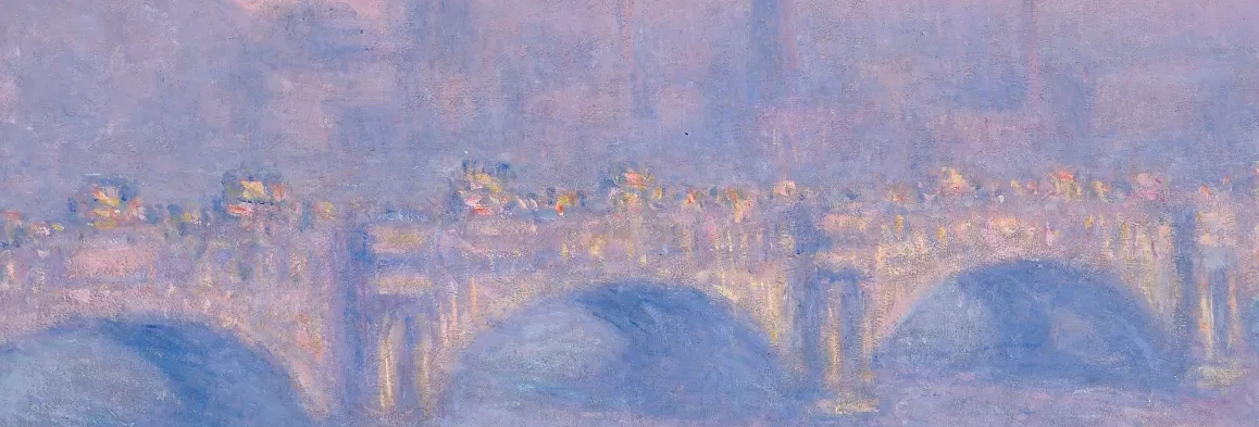 Waterloo Bridge, soleil voilé., Claude Monet