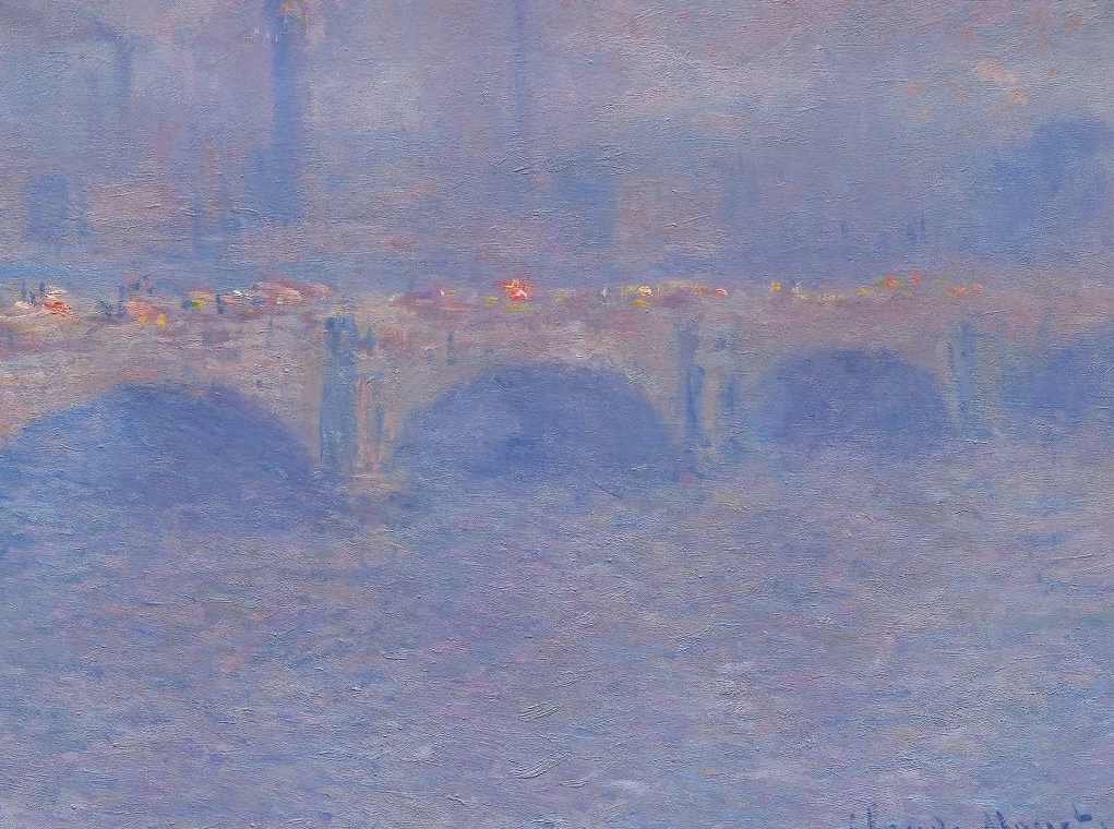 Waterloo Bridge, Sunlight Effect, Claude Monet