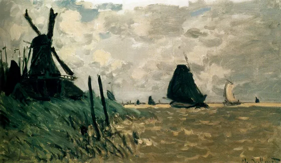 A windmill near Zaandam
