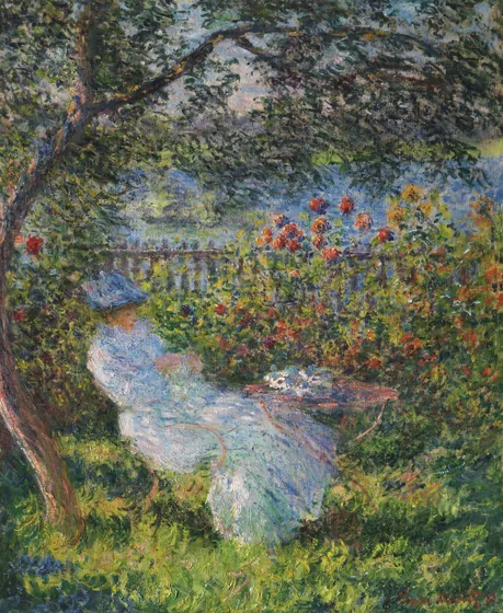 Alice Hoschedé au jardin