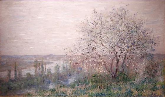 Au dessus de Vétheuil, effet de printemps