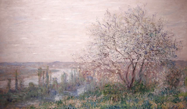 Au dessus de Vétheuil, effet de printemps, Claude Monet