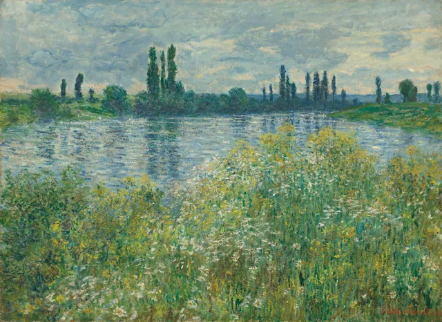 Bords de Seine, Vétheuil, Claude Monet