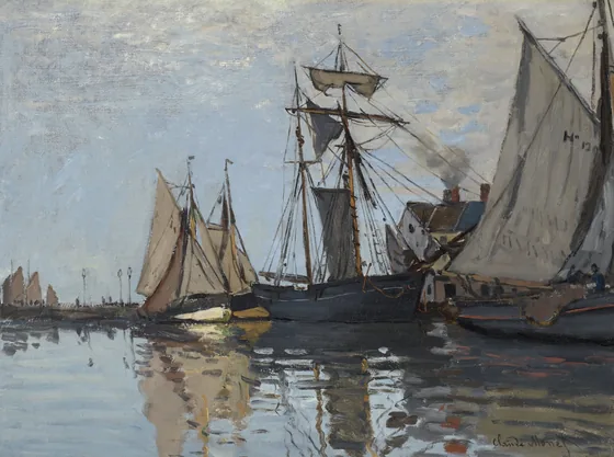Bateaux dans le port de Honfleur
