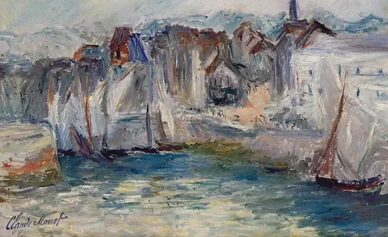 Bateaux dans le port de Honfleur