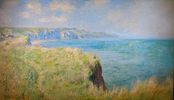 Bord des falaises à Pourville