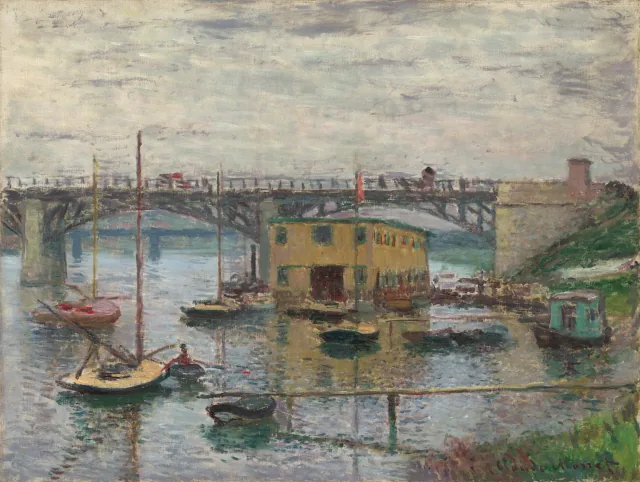 Bridge at Argenteuil on a Gray Day, Claude Monet