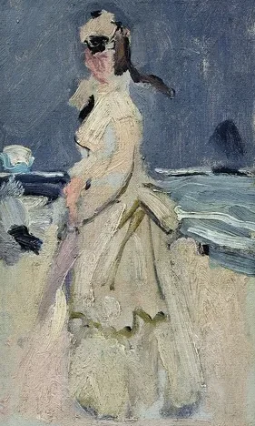 Camille sur la plage