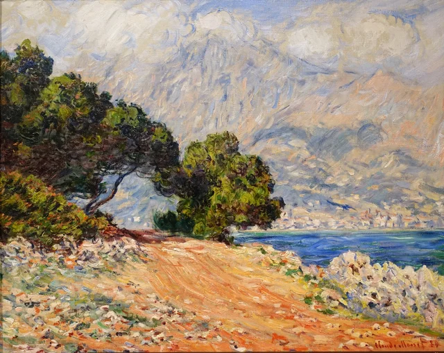 El cabo Martín, cerca de Menton