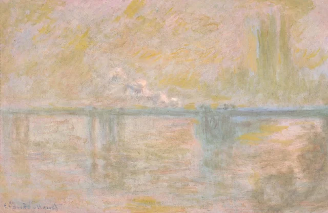 Charing Cross Bridge à Londres, Claude Monet