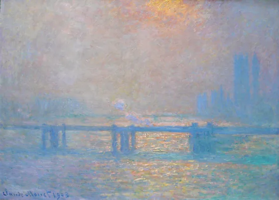 Charing Cross Bridge, la Tamise