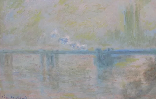 Charing Cross Bridge (tiempo nublado), 1900