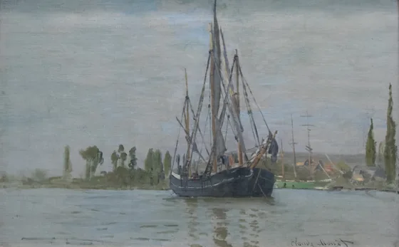 Chasse-marée à l'ancre