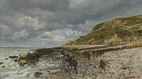 Chevaux à la pointe de la Hève