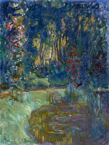 Coin de l'étang à Giverny