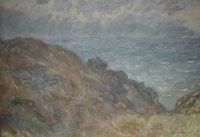 Cottage on the Cliffs near Varengeville, Claude Monet