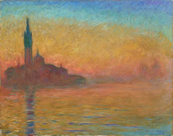 Crépuscule à Venise