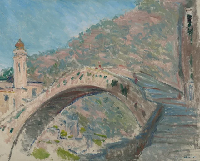 Dolceacqua, el puente viejo sobre el Nervia