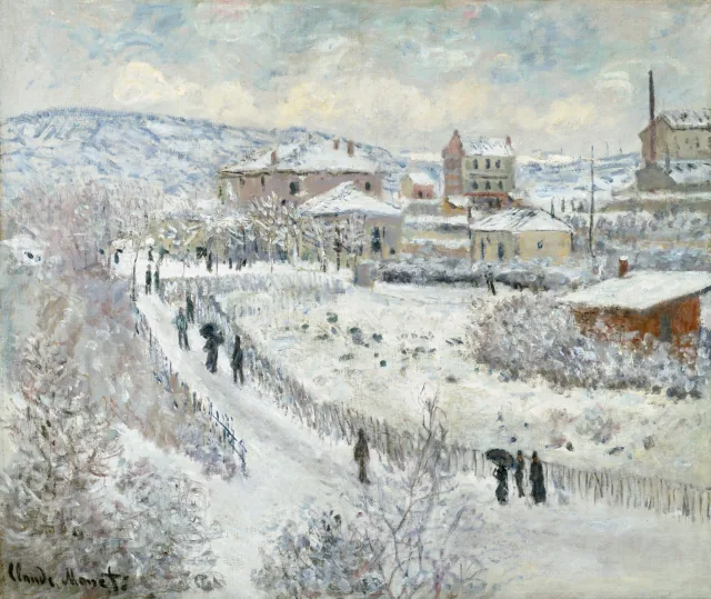 Effet de neige à ArgenteuilAlternate, Claude Monet