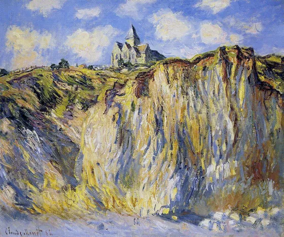 Église de Varengeville, effet du matin