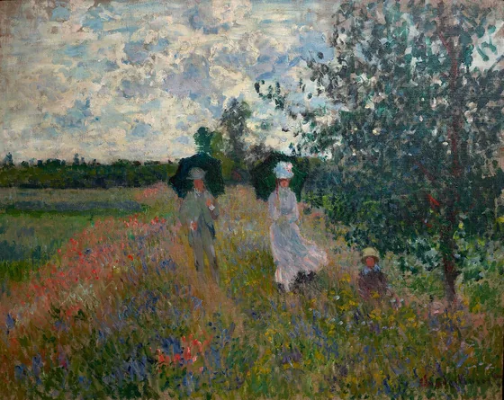 En promenade près d'Argenteuil