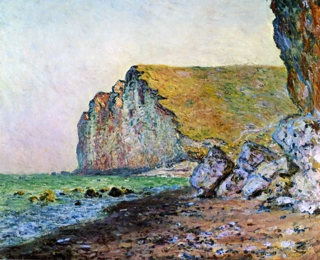 Falaises aux Petites-Dalles, Claude Monet